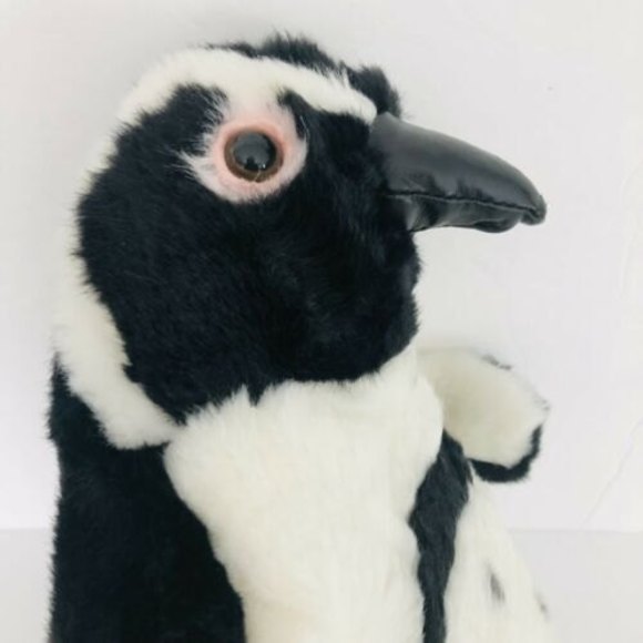 Realistic Penguin Puppet Petting Zoo Aquatic Collection Plush Stuffed Animal TAG - Picture 3 of 10